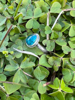 Handmade Blue Apatite Ring Size 7
