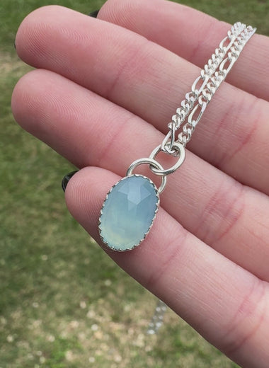 Calm Current - Aquamarine Necklace