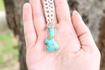 Smoke Signals - Kingman Turquoise Choker