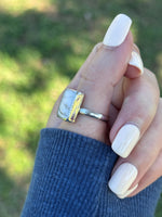 Drift White Buffalo Ring Size 7.5