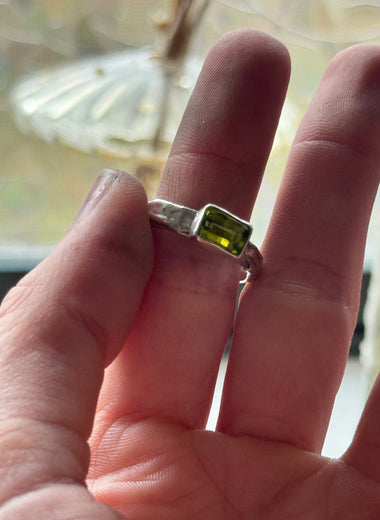 Peridot Ring Size 6.5