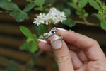 "Lilith" – Made-to-Order Serpent Ring with Amethyst