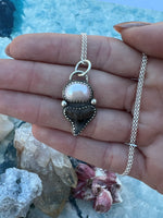 Handmade Shark Tooth and Pearl Necklace