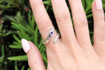 "Lilith" – Made-to-Order Serpent Ring with Amethyst