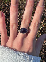 Handmade Amethyst Ring Size 11