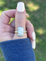Drift White Buffalo Ring Size 7.5
