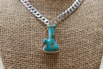 Smoke Signals - Kingman Turquoise Choker