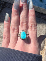 Handmade Turquoise Ring Size 7