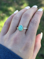 Shimmer Amazonite Ring Size 8.5