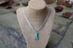 Smoke Signals - Kingman Turquoise Choker