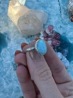 Handmade Larimar Ring Size 5.75