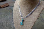 Smoke Signals - Kingman Turquoise Choker