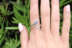 "Lilith" – Made-to-Order Serpent Ring with Amethyst