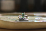 Light Green Tourmaline Ring Size 4