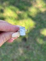 Drift White Buffalo Ring Size 7.5