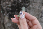 "Lilith" – Made-to-Order Serpent Ring with Amethyst