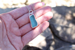 Aqua Blue Seaglass Necklace