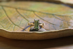 Light Green Tourmaline Ring Size 4