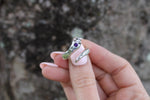 "Lilith" – Made-to-Order Serpent Ring with Amethyst