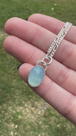 Calm Current - Aquamarine Necklace